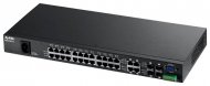 ZYXEL MES3500-24 24-port Managed Layer 2+ Metro Fast Ethernet Switch with 4 shared SFP slots , 